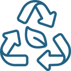 Icon of open hands holding a heart with a medical cross inside, symbolizing healthcare, support, and compassion